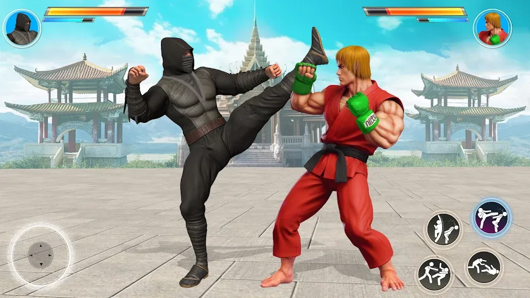 Kung Fu Heros: Fighting Game (упергеройский файтинг Кунгфуигры)  [МОД Unlimited Money] Screenshot 4