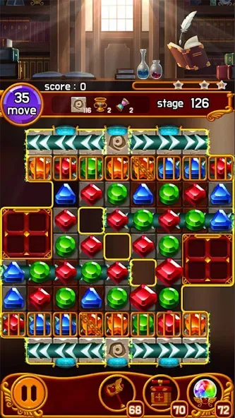 Jewel Magic Castle (Джуэл Мэджик Кэсл)  [МОД Бесконечные монеты] Screenshot 3