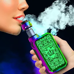 Взломанная Virtual Vape Smoke Simulation (Виртуальное имитирование дыма от вэйпа)  [МОД Бесконечные монеты] - стабильная версия apk на Андроид