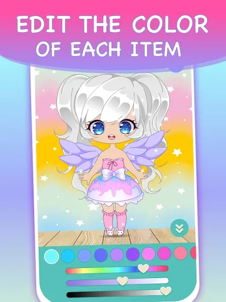 Chibi Dress Up Games for Girls  [МОД Все открыто] Screenshot 4