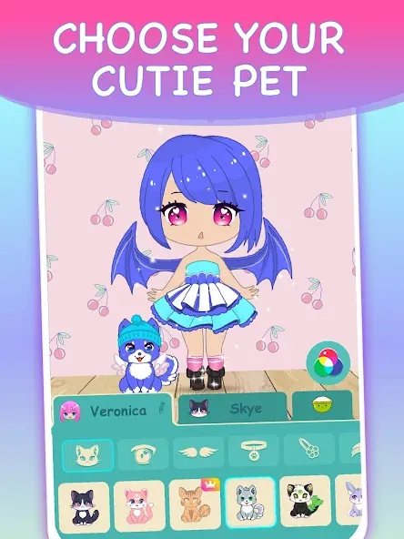 Chibi Dress Up Games for Girls  [МОД Все открыто] Screenshot 5