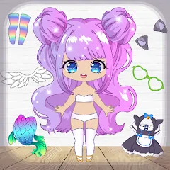 Взлом Chibi Dress Up Games for Girls  [МОД Все открыто] - последняя версия apk на Андроид