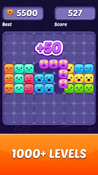 Block Puzzle Game (Блокголоволомка игра)  [МОД Много монет] Screenshot 2