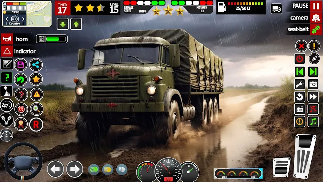 Army Truck Transport Game 2023  [МОД Бесконечные деньги] Screenshot 5