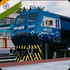 Скачать взломанную Indian Railway Simulator (Индийский железнодорожный симулятор)  [МОД Бесконечные деньги] - полная версия apk на Андроид