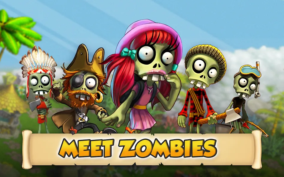 Zombie Castaways  [МОД Unlocked] Screenshot 5