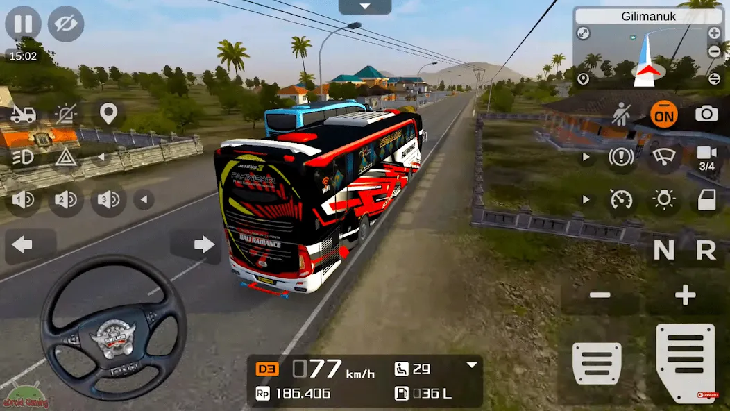 Coach Tourist Bus City Driving  [МОД Mega Pack] Screenshot 1