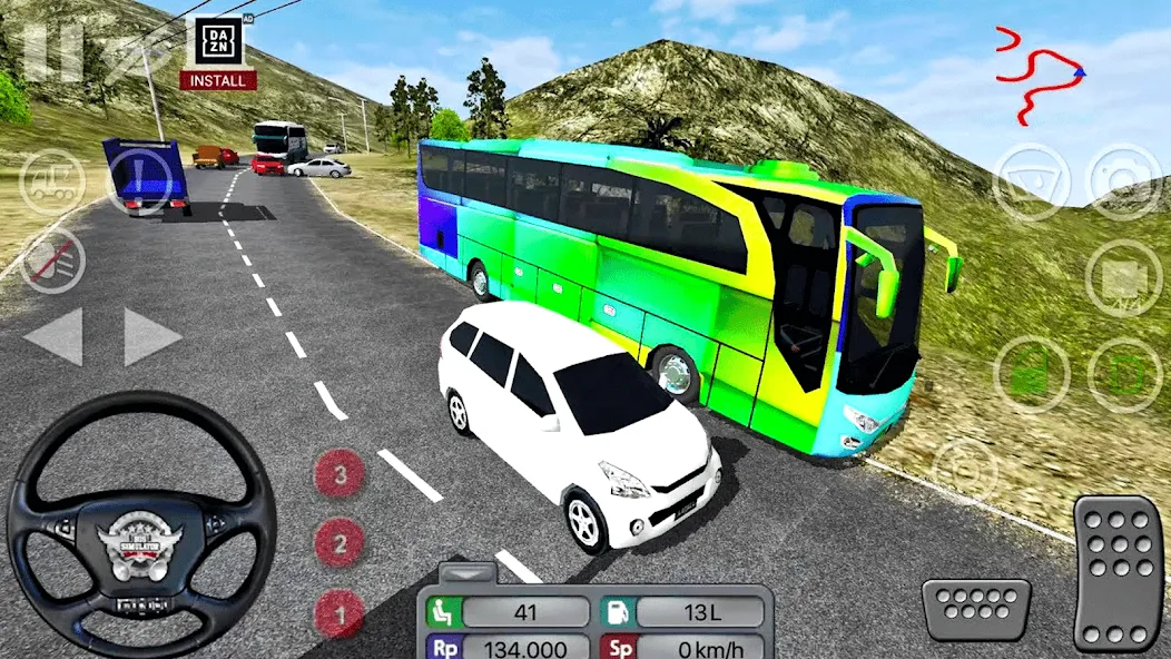 Coach Tourist Bus City Driving  [МОД Mega Pack] Screenshot 3