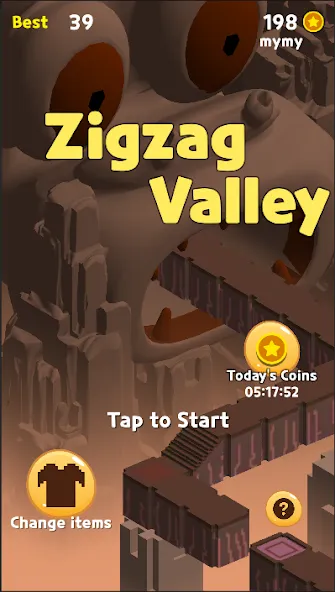 Zigzag Valley,Endless game  [МОД Unlocked] Screenshot 1