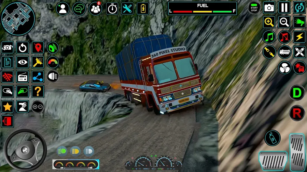 Indian Truck Offroad Cargo Sim (Индийский грузовик   )  [МОД Бесконечные монеты] Screenshot 1