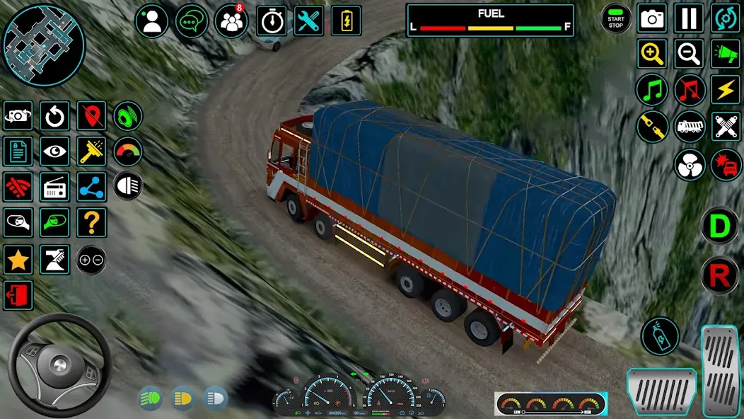 Indian Truck Offroad Cargo Sim (Индийский грузовик   )  [МОД Бесконечные монеты] Screenshot 4