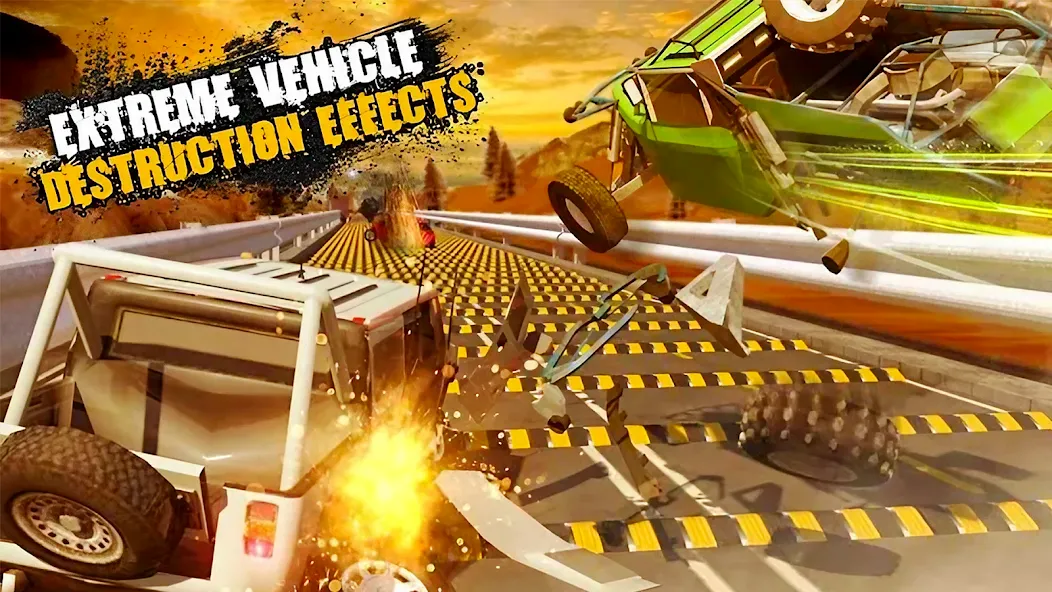 Car Crash Speed Bump Car Games  [МОД Mega Pack] Screenshot 2