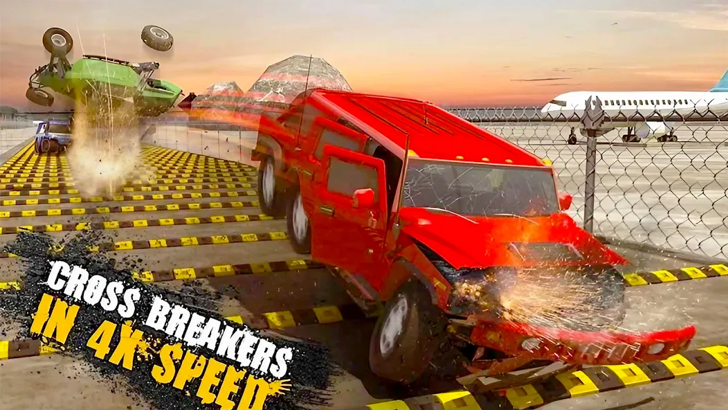 Car Crash Speed Bump Car Games  [МОД Mega Pack] Screenshot 3