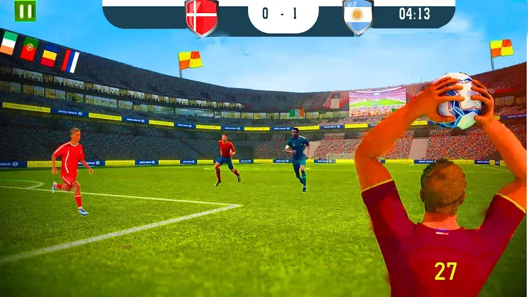 ultimate football game 2024  [МОД Много монет] Screenshot 1