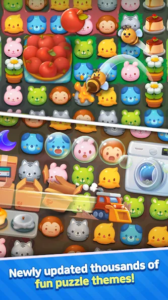 Anipang Match (Анипанг Матч)  [МОД Mega Pack] Screenshot 3