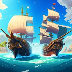 Скачать взломанную Pirate Raid - Caribbean Battle (Пиратское налетении)  [МОД Все открыто] - стабильная версия apk на Андроид