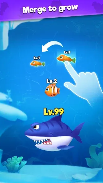 Fish Go.io - Be the fish king  [МОД Unlimited Money] Screenshot 3