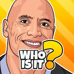 Взлом Who is it? Celeb Quiz Trivia  [МОД Unlocked] - полная версия apk на Андроид