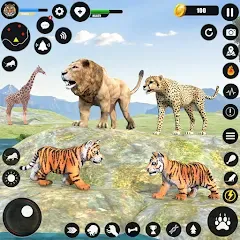 Взломанная Tiger Simulator Animal Games (Тигровый симулятор  игры с животными)  [МОД Много денег] - полная версия apk на Андроид