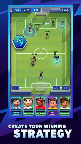 AFK Football: RPG Soccer Games  [МОД Бесконечные монеты] Screenshot 1