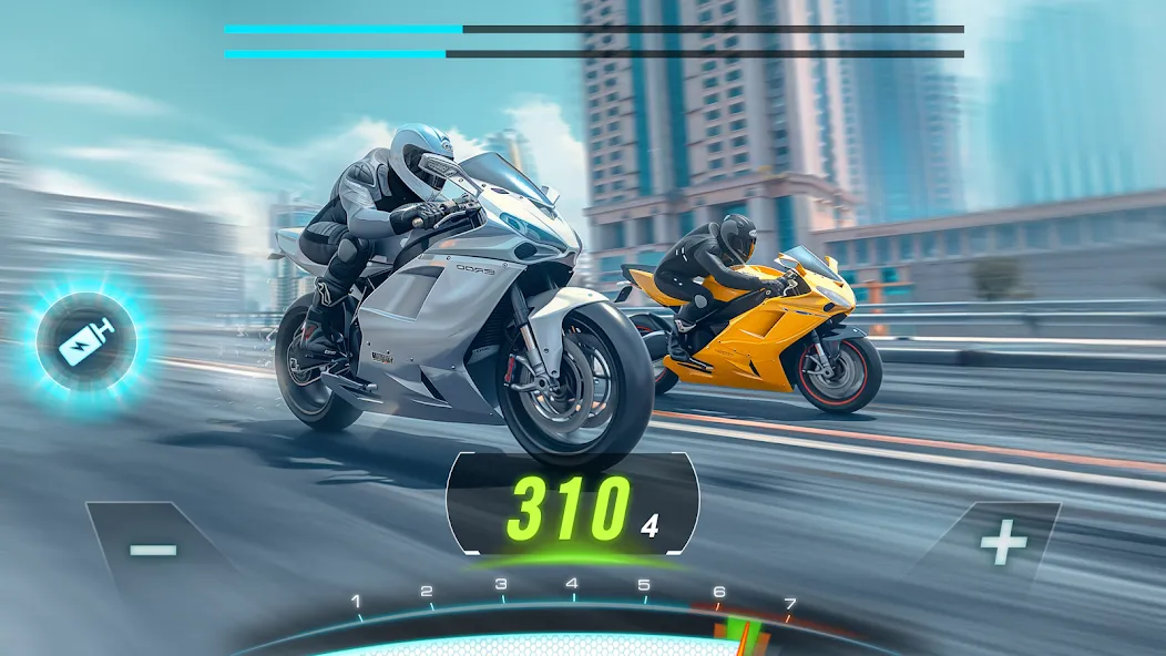 Motor Bike: Xtreme Races  [МОД Много монет] Screenshot 3