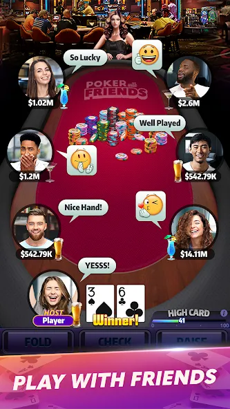 Mega Hit Poker: Texas Holdem (Мега Хит Покер)  [МОД Все открыто] Screenshot 4