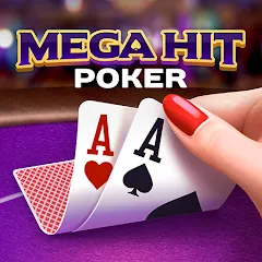 Взлом Mega Hit Poker: Texas Holdem (Мега Хит Покер)  [МОД Все открыто] - стабильная версия apk на Андроид