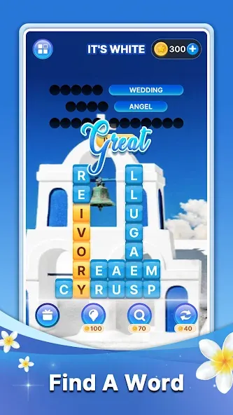 Word Search Block Puzzle Game  [МОД Много денег] Screenshot 1