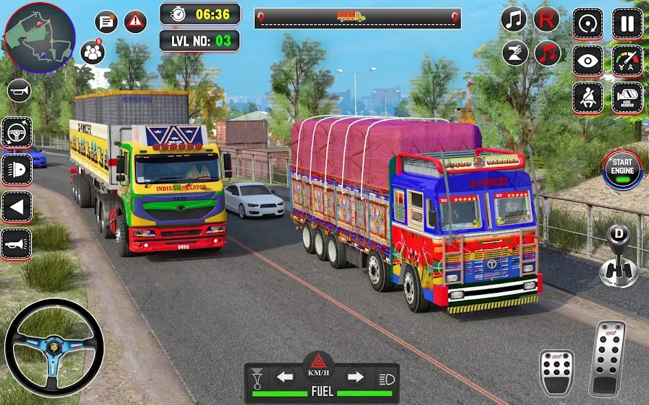 Indian Truck Drive Truck Games (Индийский грузовой симулятор)  [МОД Unlocked] Screenshot 4