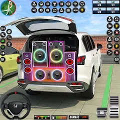 Взлом School Car Game 3d Car Driving  [МОД Mega Pack] - последняя версия apk на Андроид