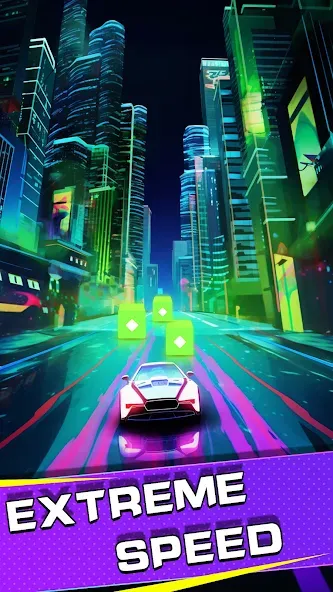 Beat Racing:Car&Music game (Бит Кар Гонки игра музыки )  [МОД Все открыто] Screenshot 3