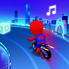 Скачать взлом Beat Racing:Car&Music game (Бит Кар Гонки игра музыки )  [МОД Все открыто] - полная версия apk на Андроид