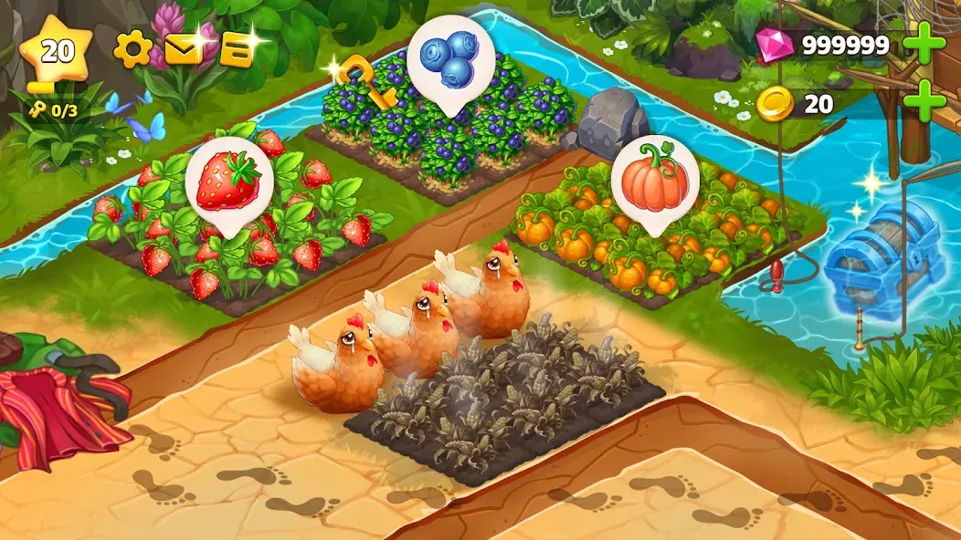 Island Hoppers: Jungle Farm (Айслэнд Квеставэй)  [МОД Много денег] Screenshot 2