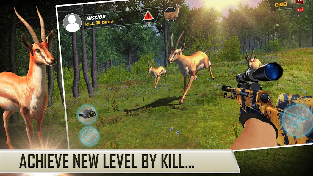 Dino Hunting Sniper Shooter 3D  [МОД Бесконечные монеты] Screenshot 4