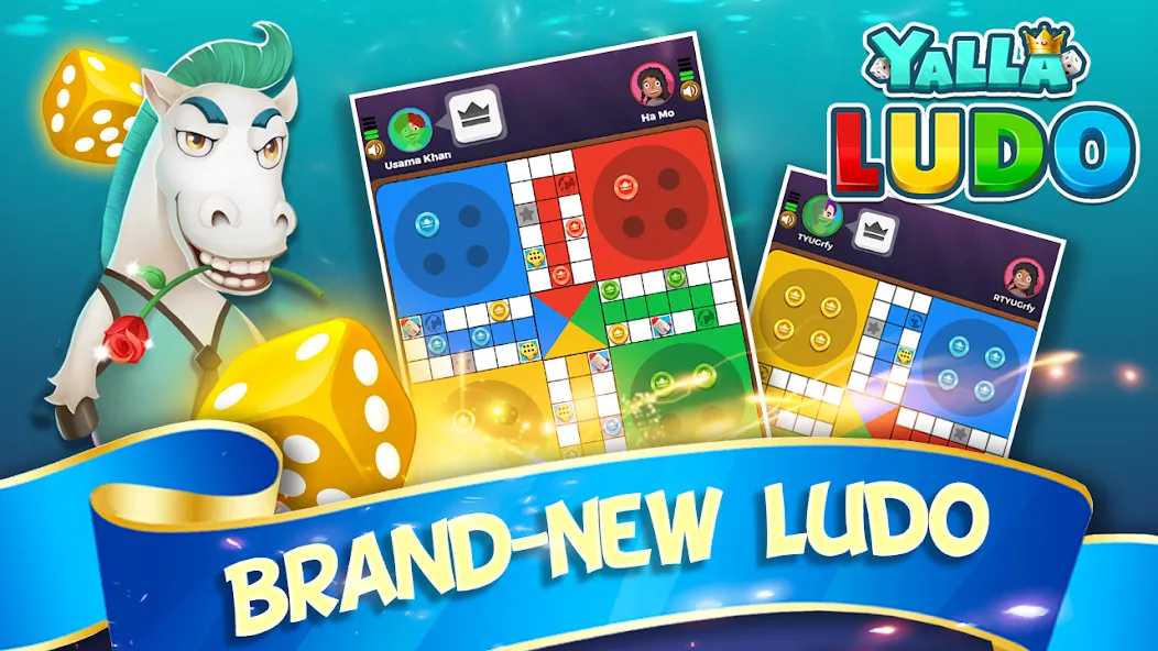 Yalla Ludo - Ludo&Domino (Ялла Лудо)  [МОД Бесконечные монеты] Screenshot 1