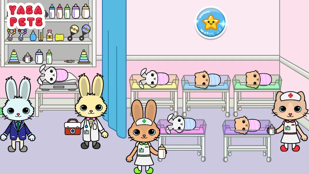 Yasa Pets Hospital (Яса Петс Хоспитал)  [МОД Бесконечные монеты] Screenshot 2