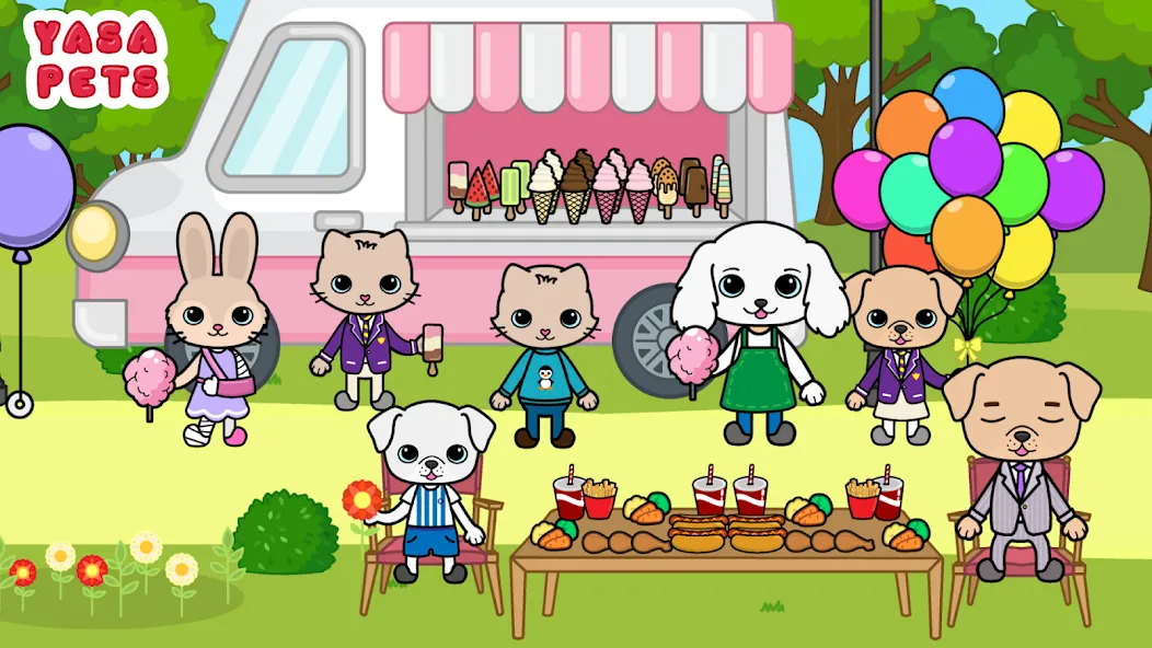 Yasa Pets Town (Яса Петс Таун)  [МОД Бесконечные деньги] Screenshot 2