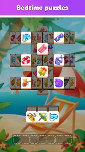 Tile Match Puzzle: Triple Game (Тайл Матч Пазл)  [МОД Бесконечные монеты] Screenshot 4