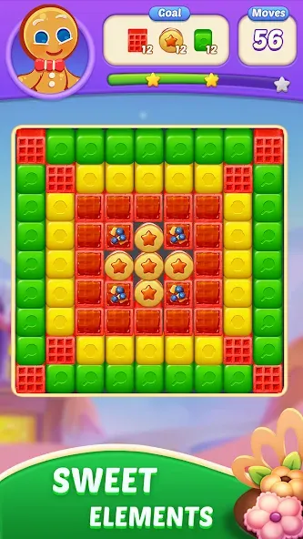 Candy Blast Fever:Cubes Crush (Кенди Бласт Фивер)  [МОД Бесконечные деньги] Screenshot 2