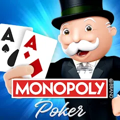 Взломанная MONOPOLY Poker - Texas Holdem (МОНОПОЛИЯ Покер)  [МОД Все открыто] - последняя версия apk на Андроид