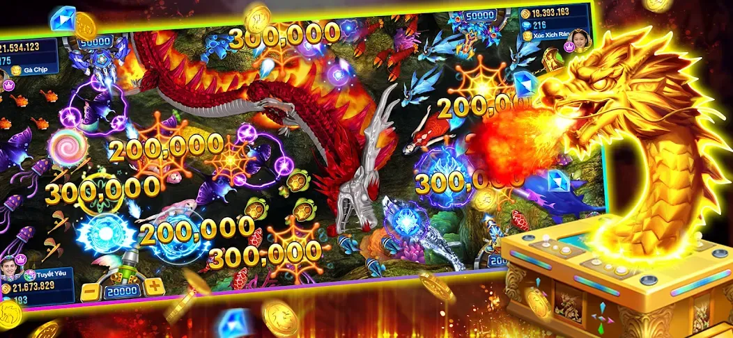 Dragon King:fish table games (Драгон Кинг)  [МОД Unlocked] Screenshot 4