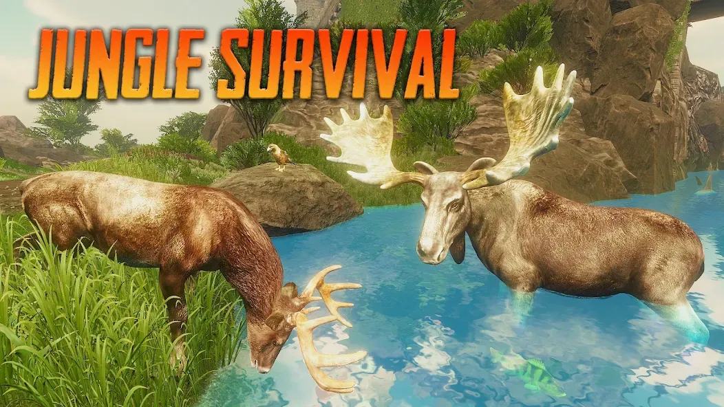 The Moose - Animal Simulator (Зе Мус)  [МОД Menu] Screenshot 5