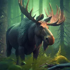 Взломанная The Moose - Animal Simulator (Зе Мус)  [МОД Menu] - последняя версия apk на Андроид