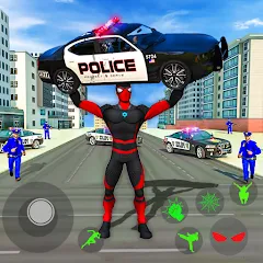 Взлом Spider Miami Rope Hero Ninja  [МОД Много денег] - последняя версия apk на Андроид