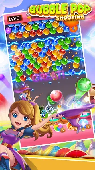 Bubble Pop - Classic Bubble Sh (Бабл Поп)  [МОД Unlocked] Screenshot 1