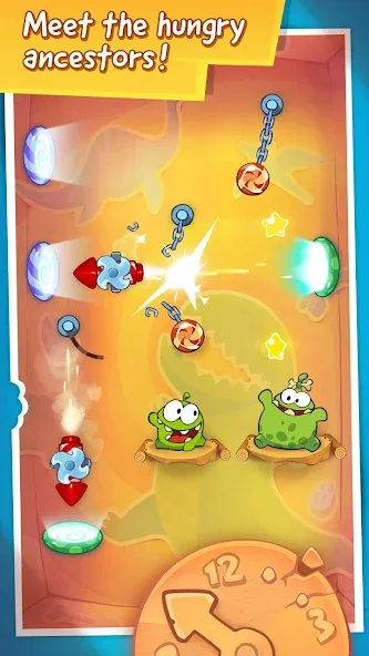 Cut the Rope: Time Travel (Сат зе Роуп)  [МОД Меню] Screenshot 4