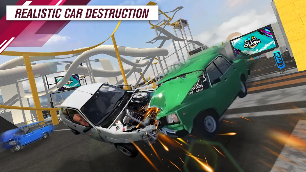 All Cars Crash (Олл Карс Краш)  [МОД Бесконечные деньги] Screenshot 2