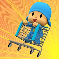 Скачать взломанную Pocoyo Run & Fun: Cartoon Jump  [МОД Mega Pack] - полная версия apk на Андроид