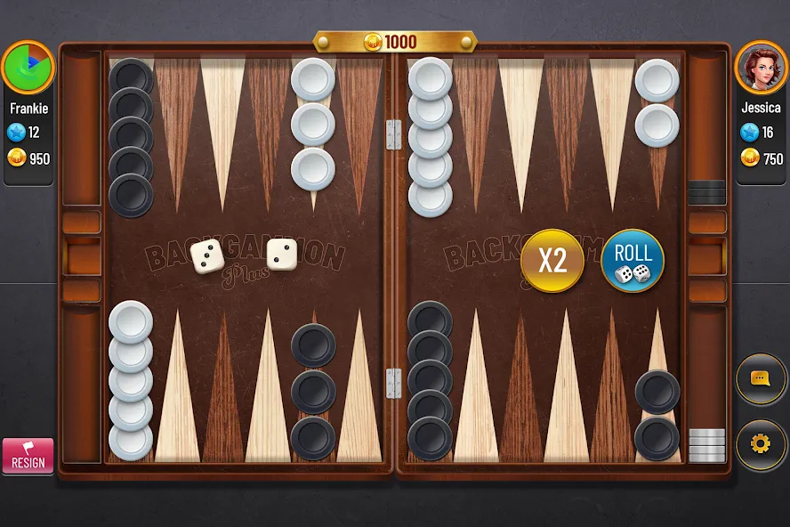 Backgammon Plus - Board Game (Бэкгаммон Плюс)  [МОД Много монет] Screenshot 1