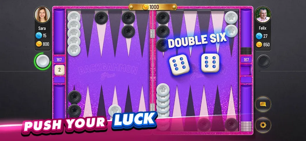 Backgammon Plus - Board Game (Бэкгаммон Плюс)  [МОД Много монет] Screenshot 4